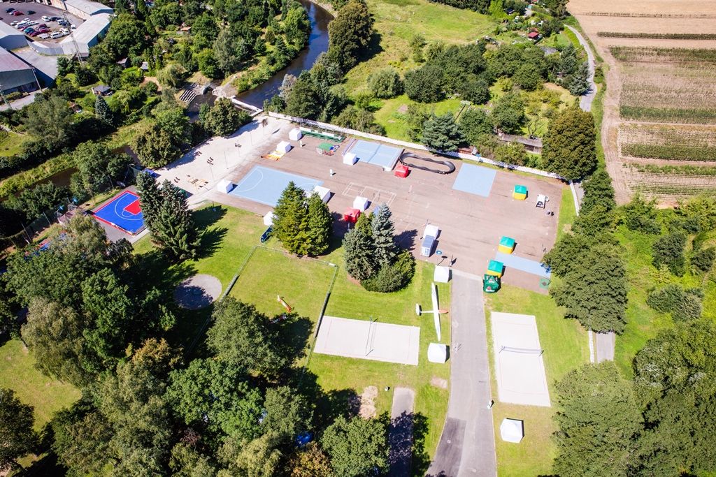 Snímky pořídili piloti ze Správy informačních technologií města Plzně prostřednictvím dronu