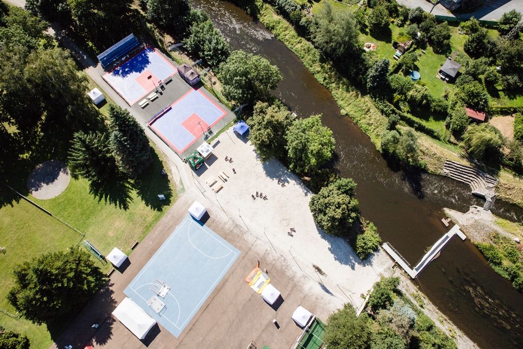 Snímky pořídili piloti ze Správy informačních technologií města Plzně prostřednictvím dronu