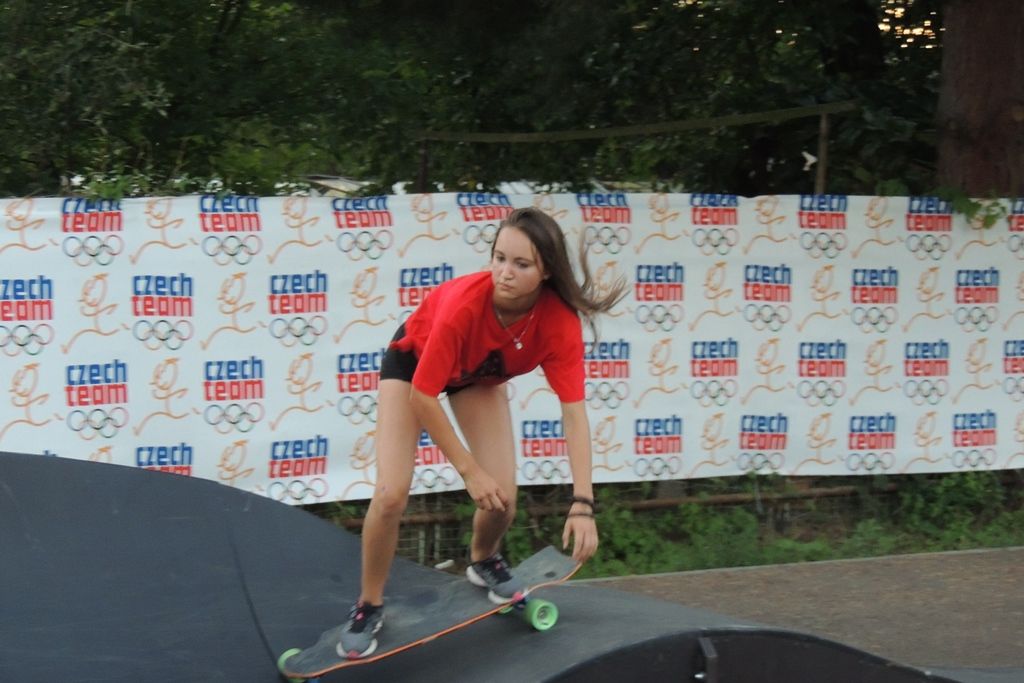 Olympijský park Plzeň má za sebou první týden provozu. Byl úspěšný i přes nestálé počasí. Velmi oblíbená jsou ranní cvičení i další sportovní a kulturní program parku. (foto: 8.-12.8.2016)