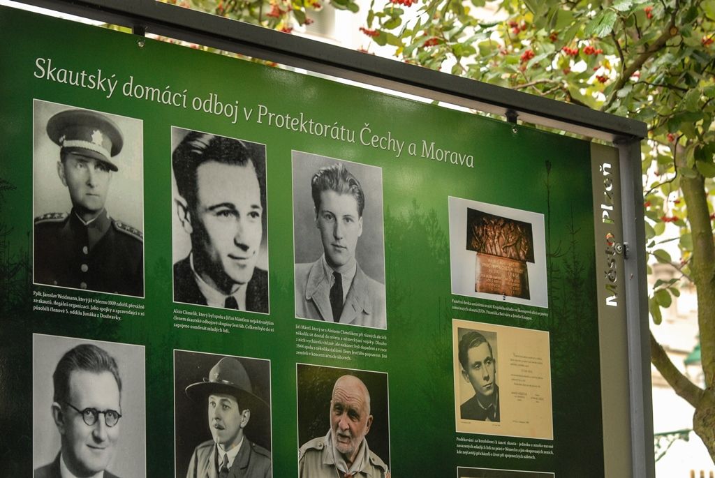 Plzeň si výstavou připomíná 140 let od narození zakladatele českého skautingu (foto: M. Pecuch, 3.9.2016)