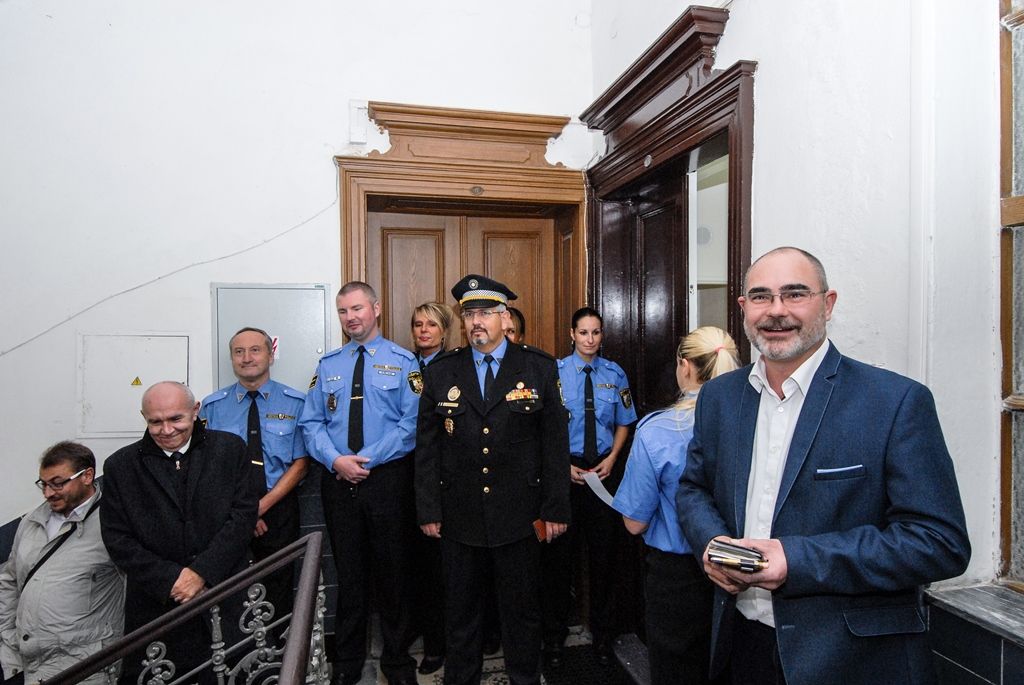 Služebna v centru prošla rekonstrukcí, lepší zázemí nabídne strážníkům i veřejnosti (foto: M. Pecuch, 18.10.2016)