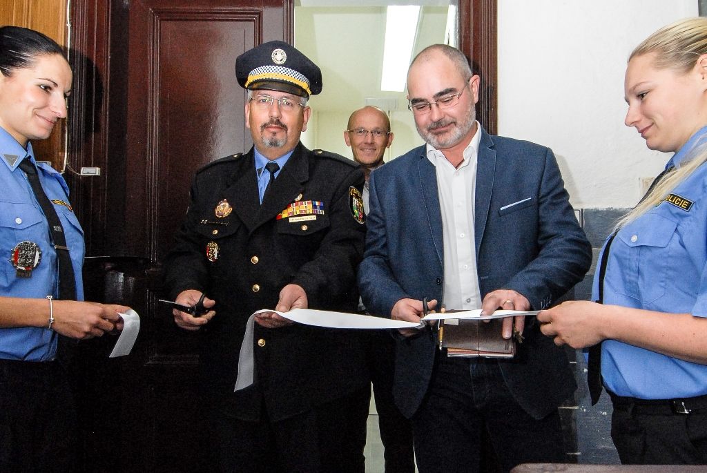 Služebna v centru prošla rekonstrukcí, lepší zázemí nabídne strážníkům i veřejnosti