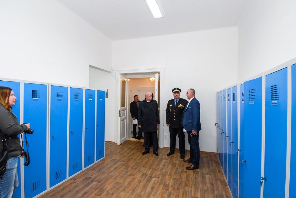 Služebna v centru prošla rekonstrukcí, lepší zázemí nabídne strážníkům i veřejnosti (foto: M. Pecuch, 18.10.2016)