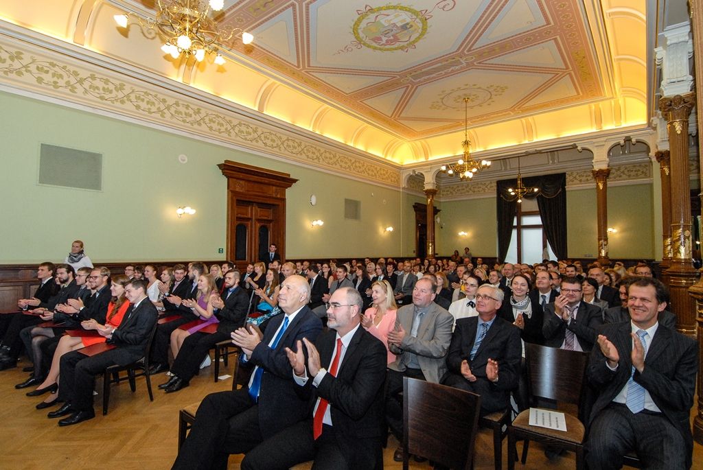 Stipendium města Plzně získalo deset studentů (foto: M. Pecuch, 20.10.2016)