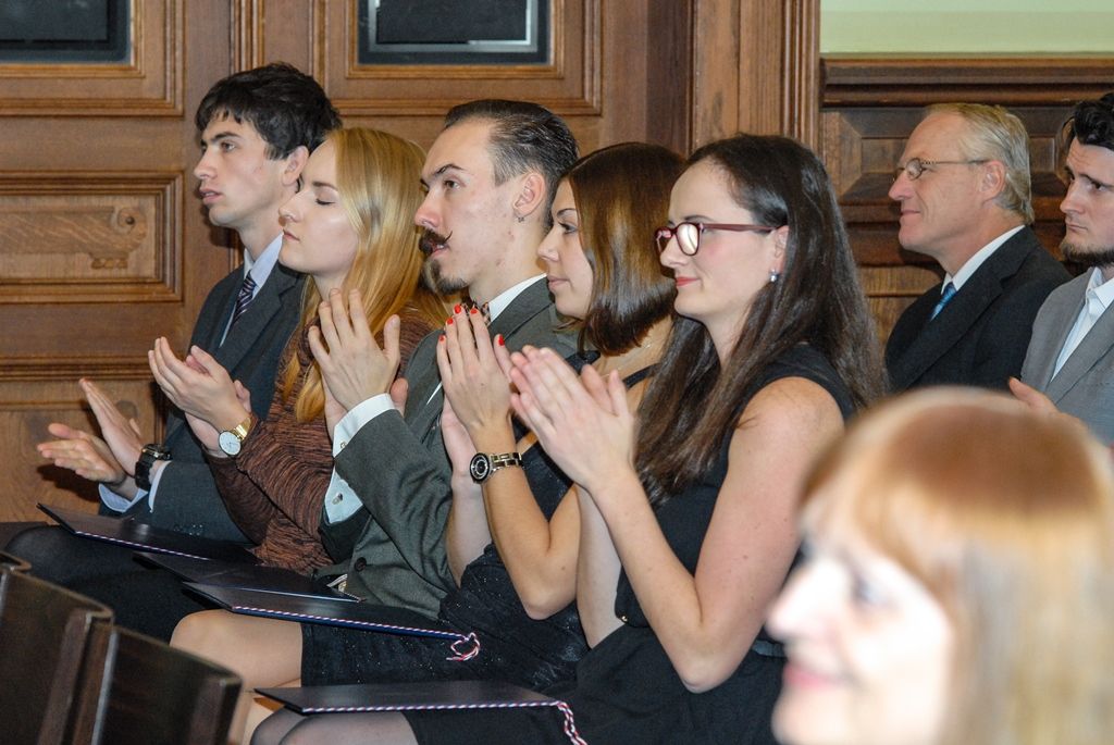 Stipendium města Plzně získalo deset studentů (foto: M. Pecuch, 20.10.2016)