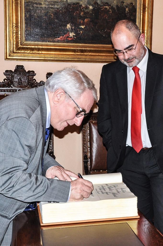 Primátor Zrzavecký přijal nového francouzského velvyslance (foto: E. Kriegerová, 20.10.2016)