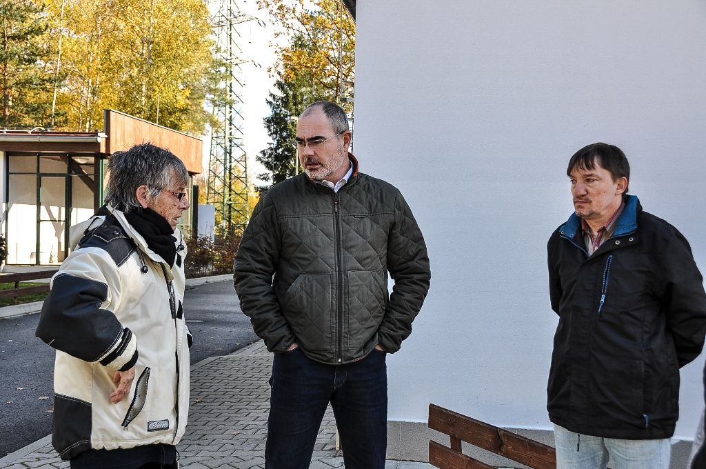 Primátor navštívil útulek pro zvířata (foto: M. Pecuch, 4.11.2016)