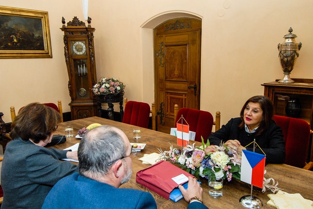 Velvyslankyně Peru navštívila Plzeň (foto: M. Pecuch, 8.11.2016)