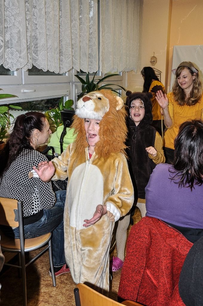 Muzikálové Kočky v podání žáků speciální školy zhlédl i primátor (foto: M. Pecuch, 5.12.2016)