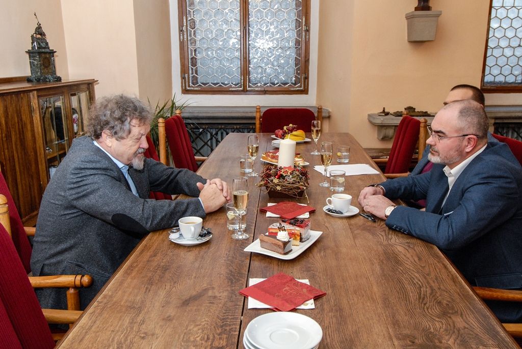 Herec Josef Nechutný na konci listopadu oslavil své životní jubileum (foto: M. Pecuch, 5.12.2016)