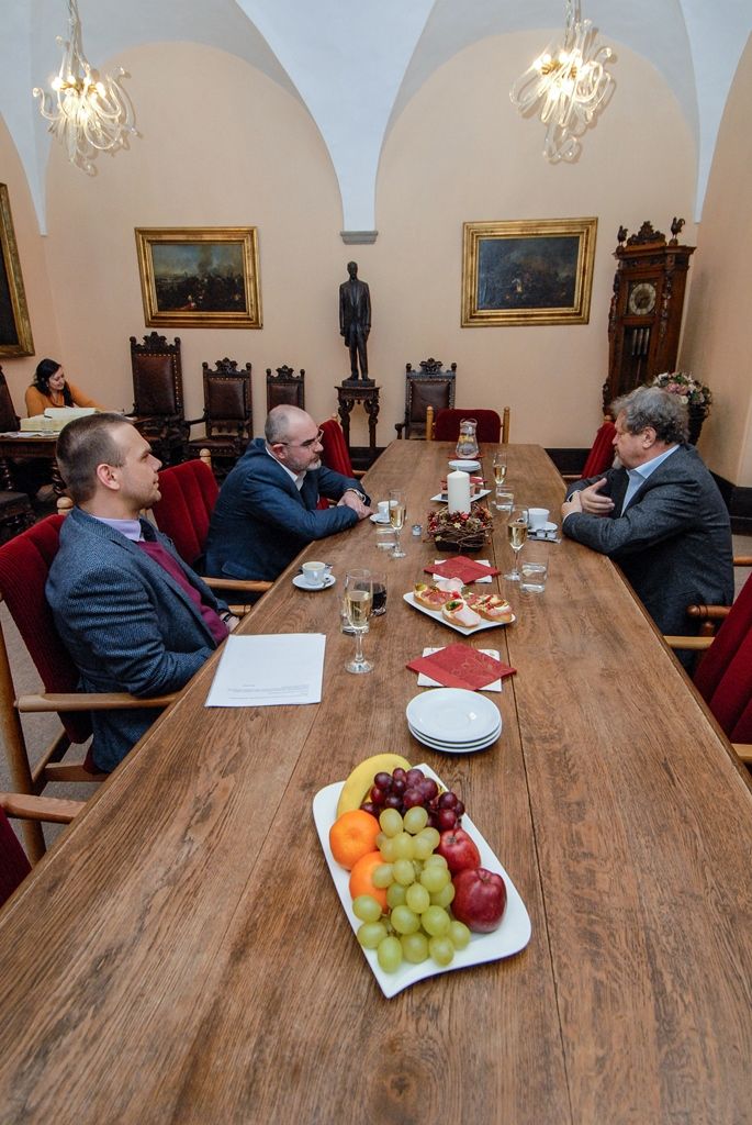 Herec Josef Nechutný na konci listopadu oslavil své životní jubileum (foto: M. Pecuch, 5.12.2016)