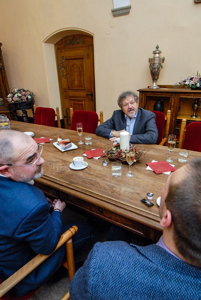 Herec Josef Nechutný na konci listopadu oslavil své životní jubileum (foto: M. Pecuch, 5.12.2016)