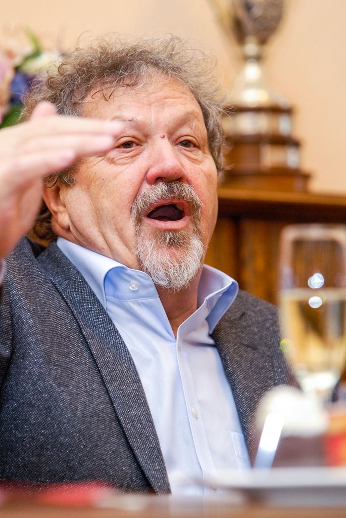 Herec Josef Nechutný na konci listopadu oslavil své životní jubileum (foto: M. Pecuch, 5.12.2016)