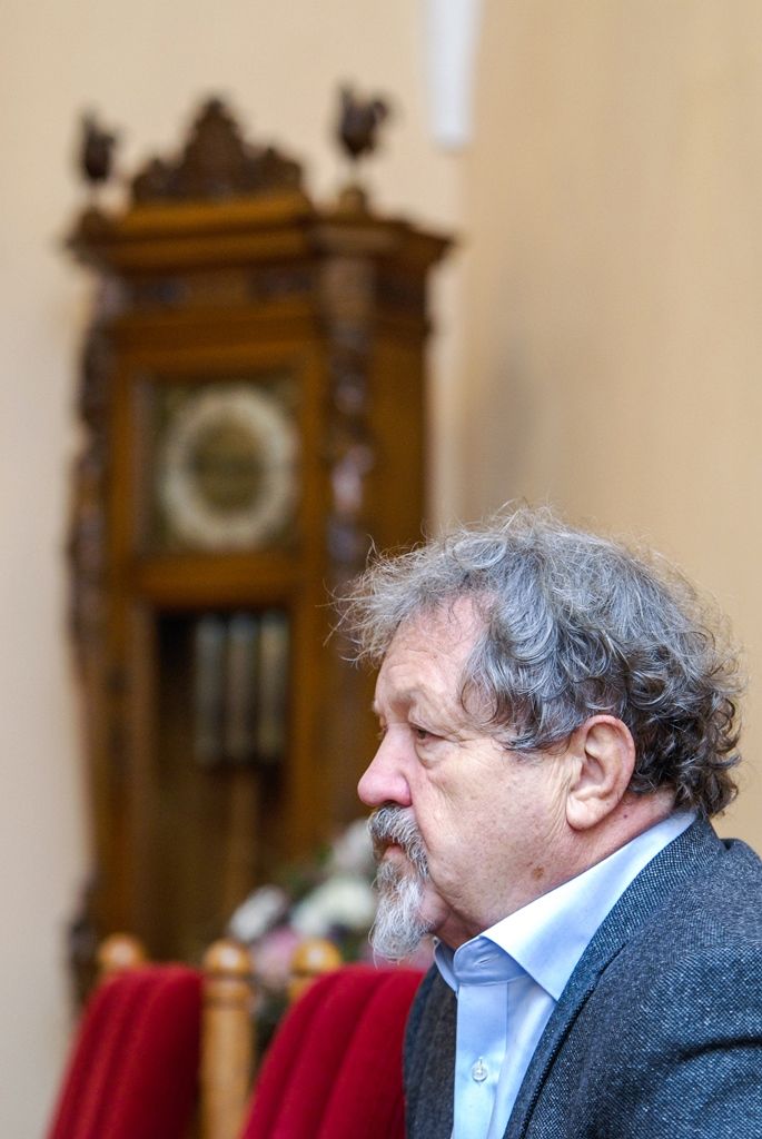 Herec Josef Nechutný na konci listopadu oslavil své životní jubileum (foto: M. Pecuch, 5.12.2016)