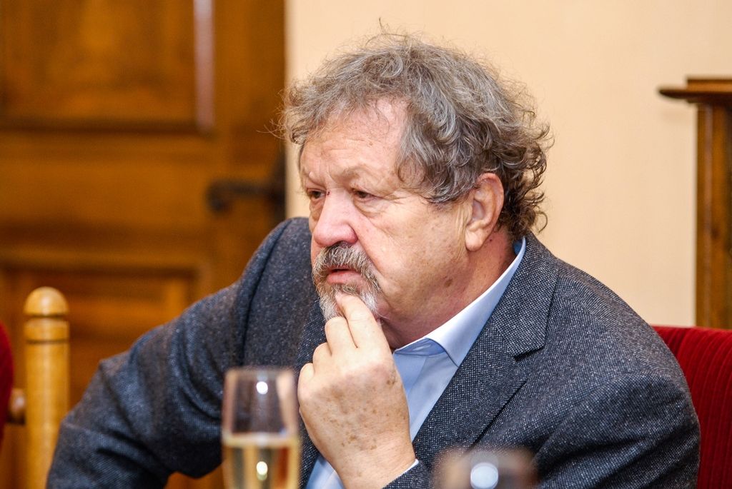 Herec Josef Nechutný na konci listopadu oslavil své životní jubileum (foto: M. Pecuch, 5.12.2016)