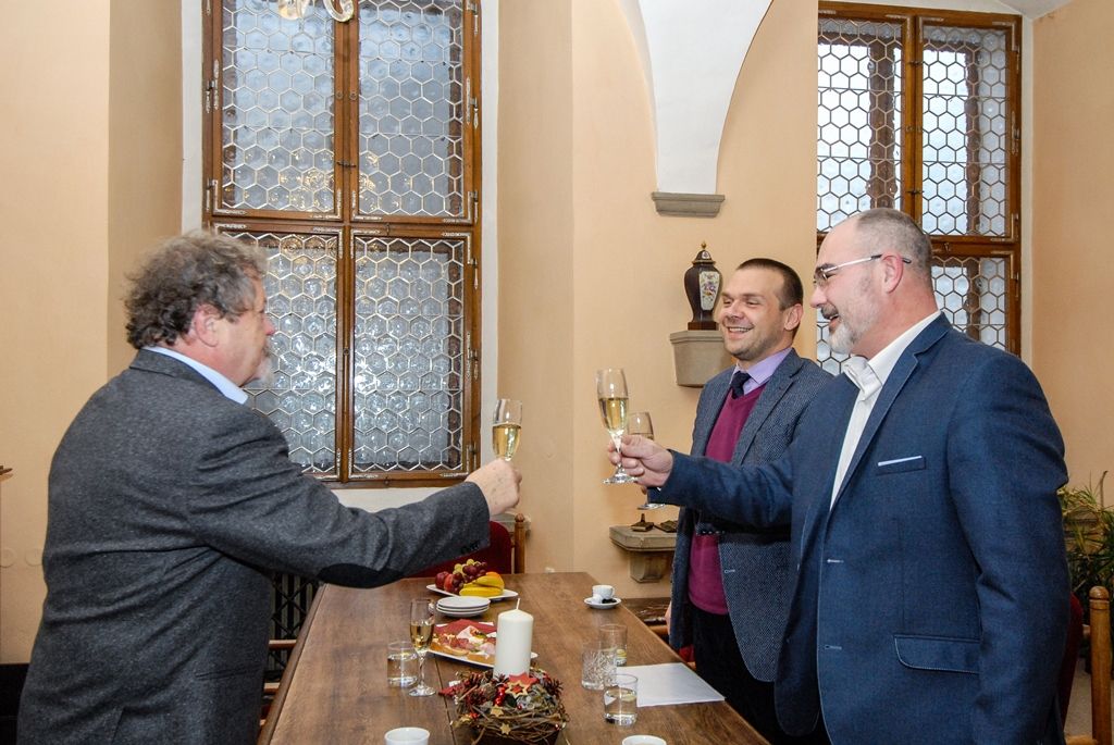 Herec Josef Nechutný na konci listopadu oslavil své životní jubileum (foto: M. Pecuch, 5.12.2016)