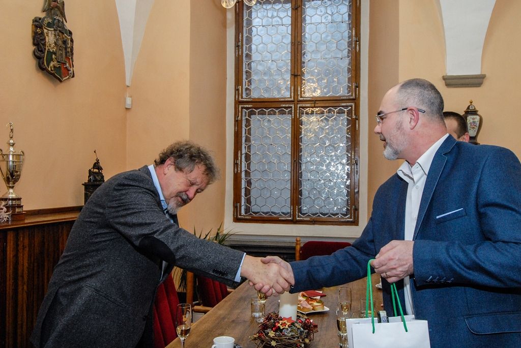 Herec Josef Nechutný na konci listopadu oslavil své životní jubileum (foto: M. Pecuch, 5.12.2016)