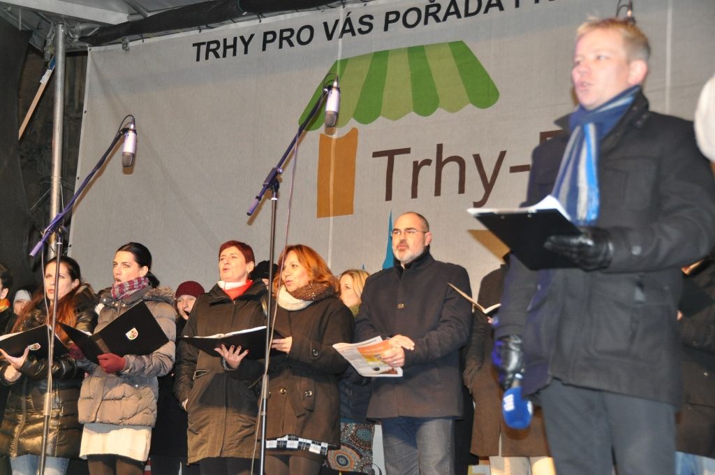 Plzeňané zpívali vánoční koledy
