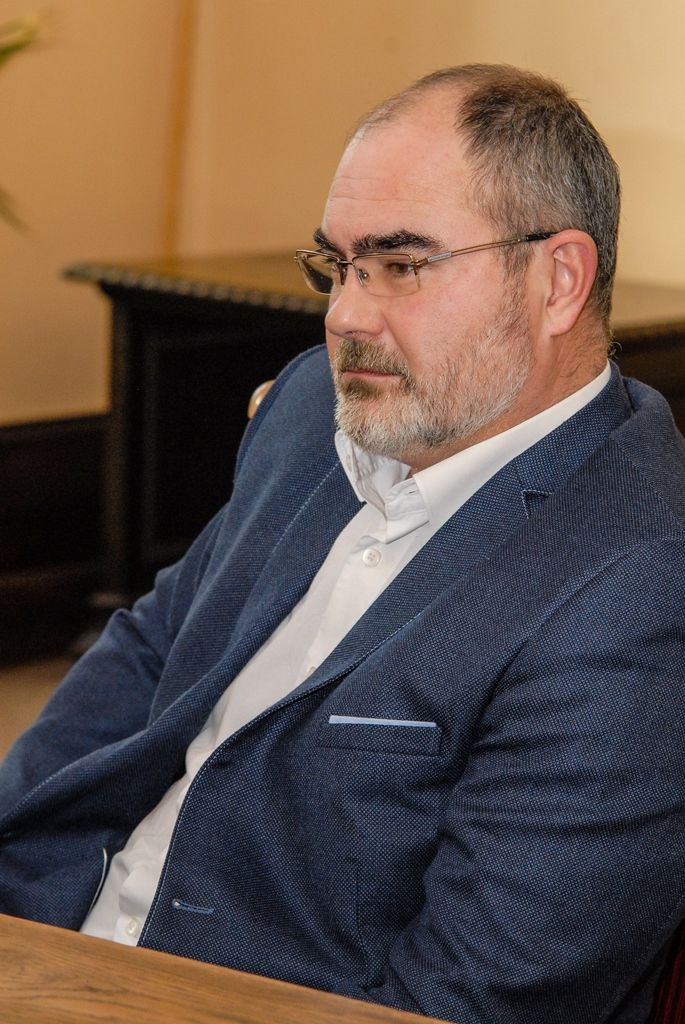 Primátor Zrzavecký a náměstek Baxa na plzeňské radnici přijali jubilanta architekta Jana Soukupa (foto: M. Pecuch, 12.1.2017)