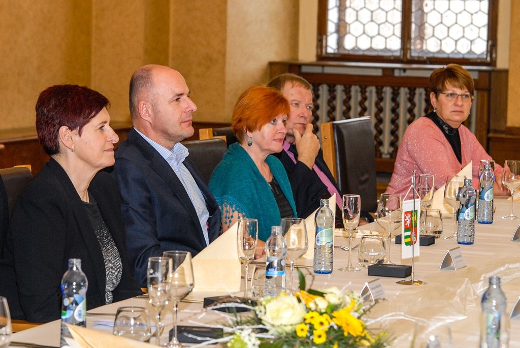 Setkání Rady města Plzně s novou Radou Plzeňského kraje (foto: M. Pecuch, 17.1.2017)