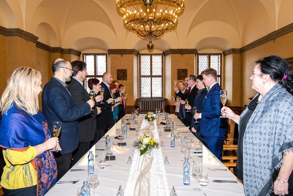 Setkání Rady města Plzně s novou Radou Plzeňského kraje (foto: M. Pecuch, 17.1.2017)