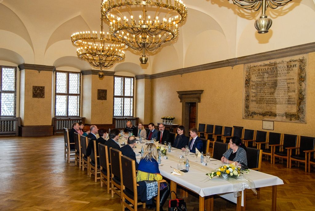 Setkání Rady města Plzně s novou Radou Plzeňského kraje (foto: M. Pecuch, 17.1.2017)