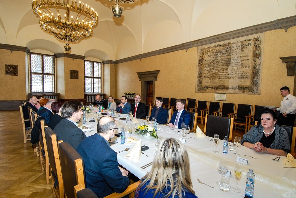 Setkání Rady města Plzně s novou Radou Plzeňského kraje (foto: M. Pecuch, 17.1.2017)