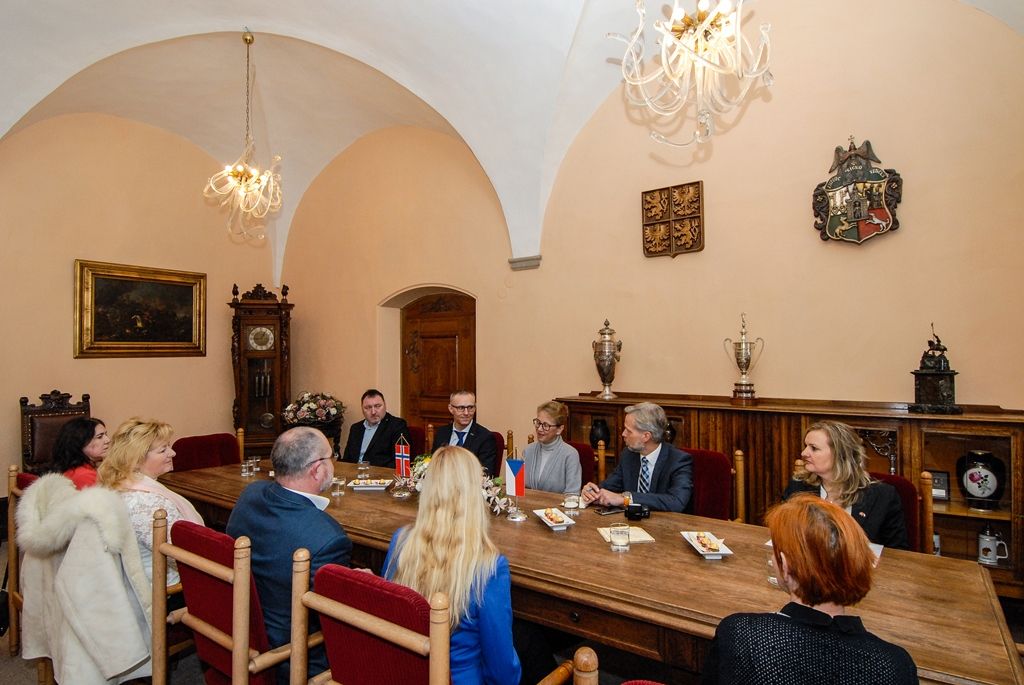 Návštěva norské velvyslankyně v Plzni (foto: M. Pecuch, 1.2.2017)