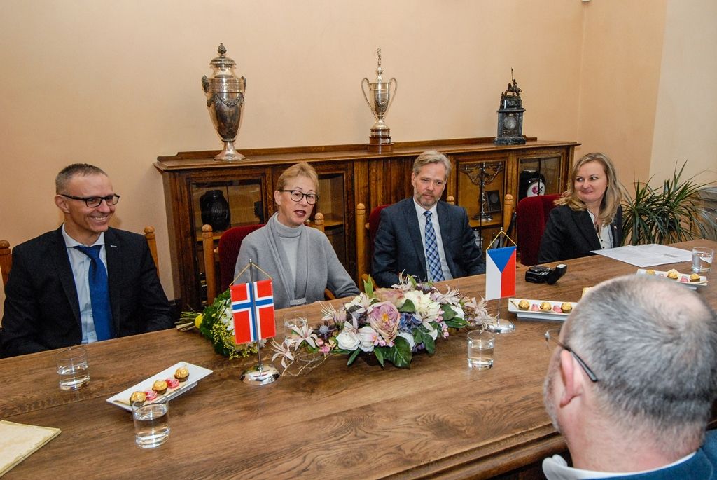 Návštěva norské velvyslankyně v Plzni (foto: M. Pecuch, 1.2.2017)