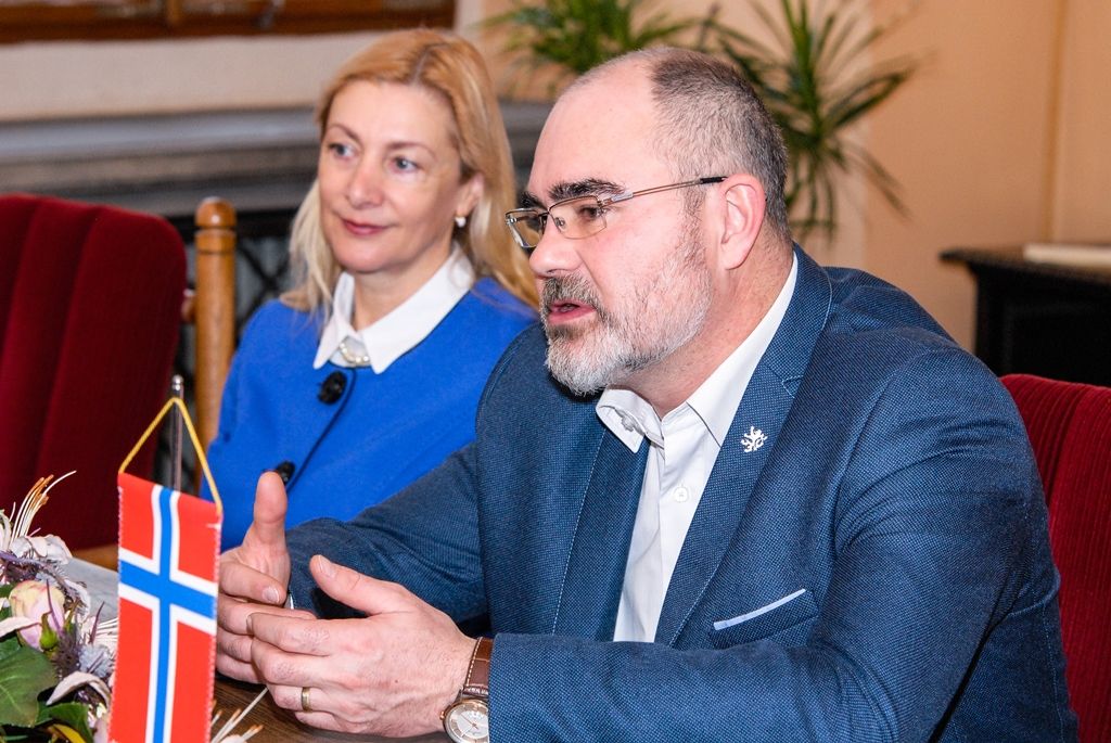 Návštěva norské velvyslankyně v Plzni (foto: M. Pecuch, 1.2.2017)