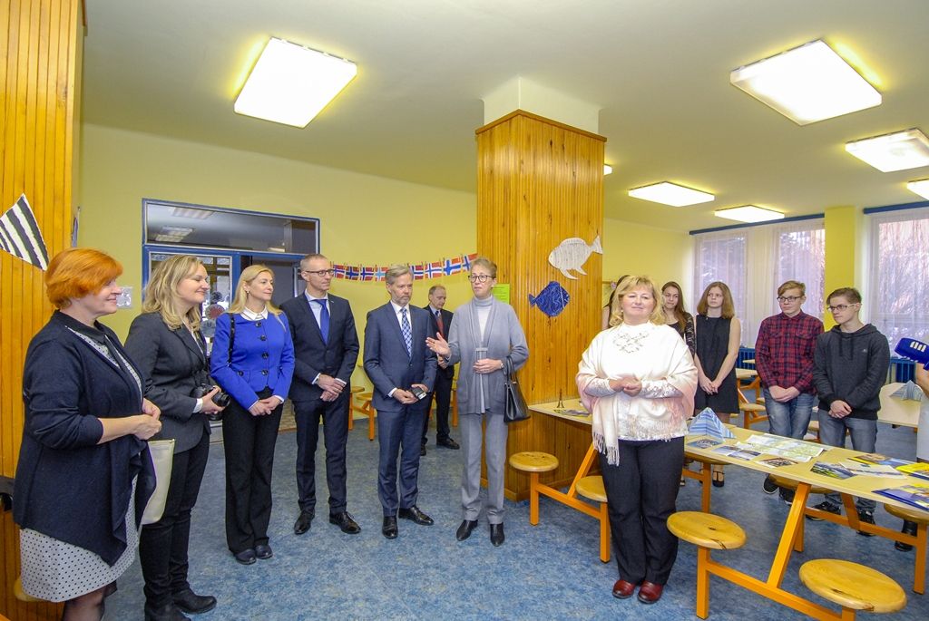 Návštěva norské velvyslankyně v Plzni (foto: M. Pecuch, 1.2.2017)
