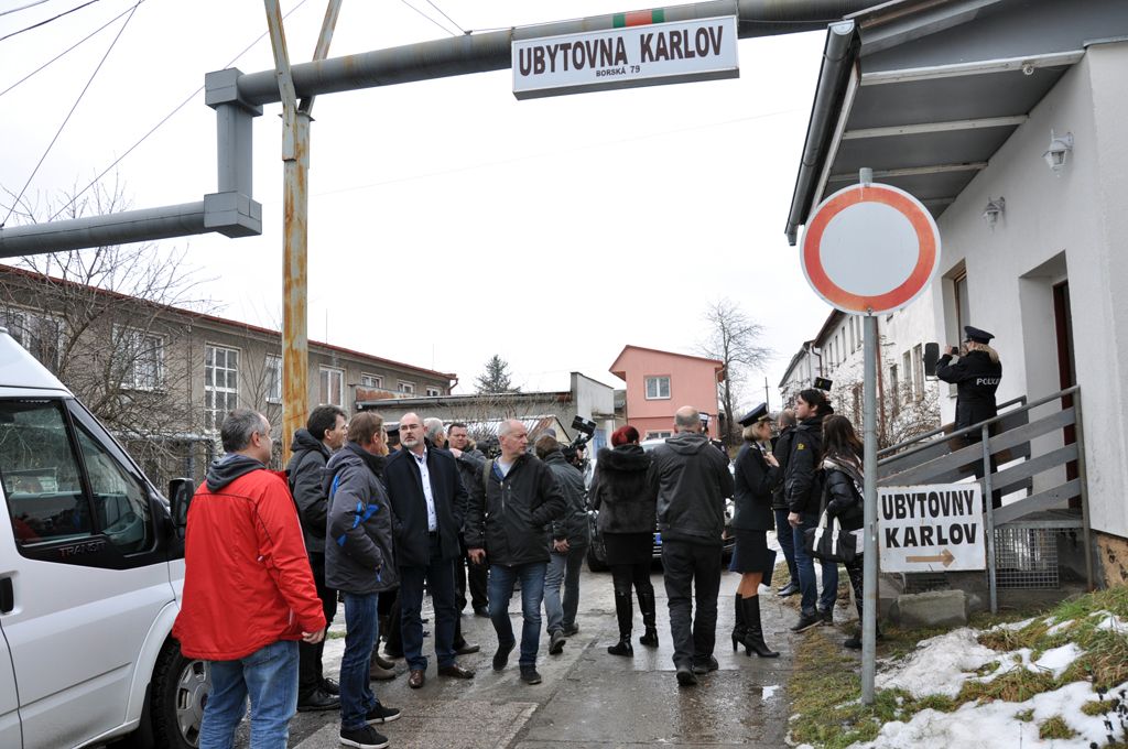 Tisková konference k bezpečnostní situaci v problémových lokalitách Plzně (foto: M. Pecuch, L. Jarolím, 6.2.2017)