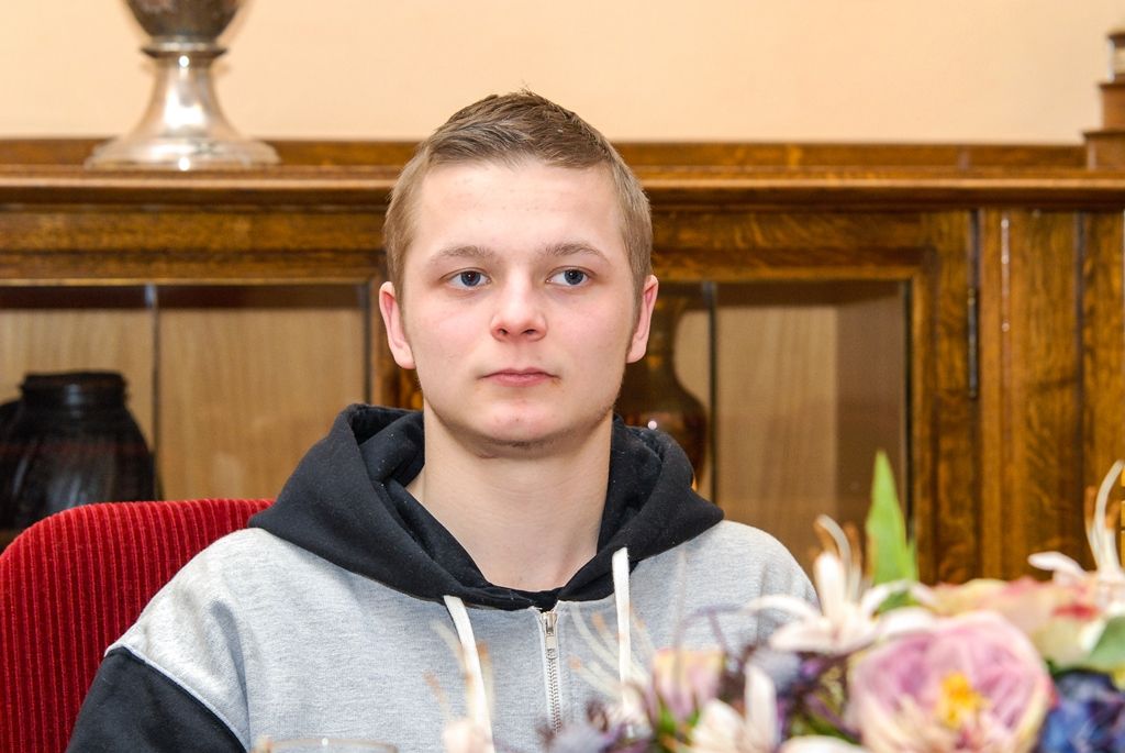 Primátor poděkoval mladému Plzeňanovi za záchranu topícího (foto: M. Pecuch, 10.2.2017)