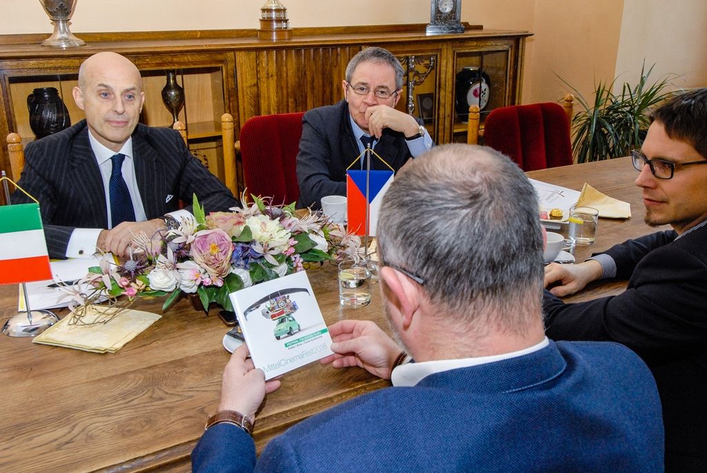 Velvyslanec Itálie v České republice Aldo Amati navštívil Plzeň