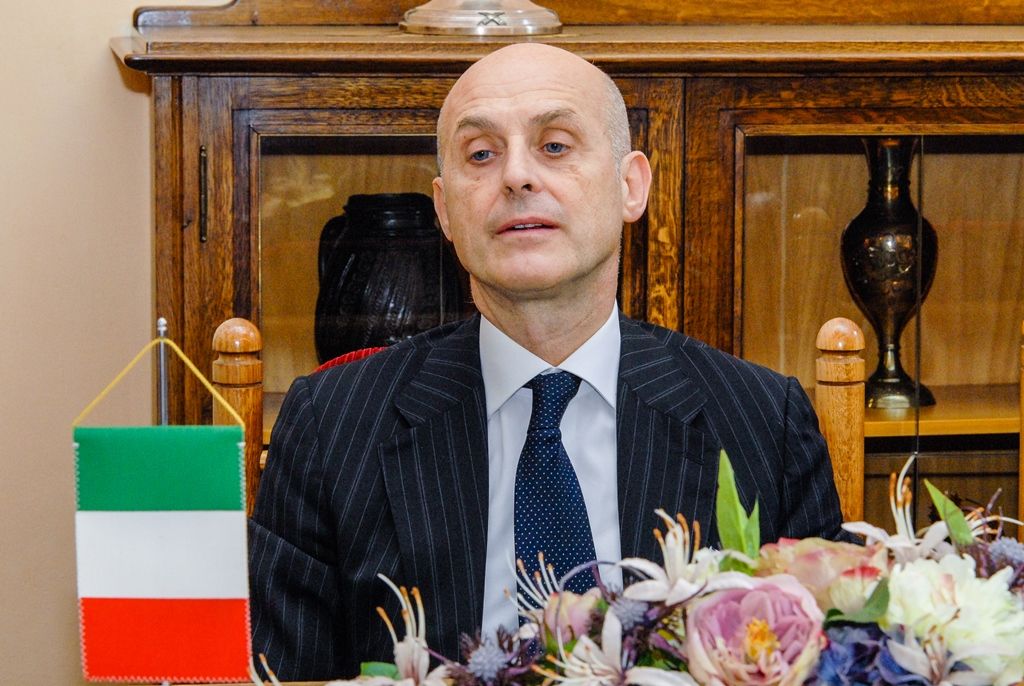 Velvyslanec Itálie v České republice Aldo Amati navštívil Plzeň (foto: M. Pecuch, 15.2.2017)