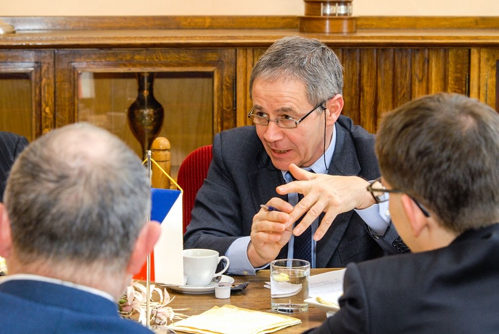 Velvyslanec Itálie v České republice Aldo Amati navštívil Plzeň (foto: M. Pecuch, 15.2.2017)