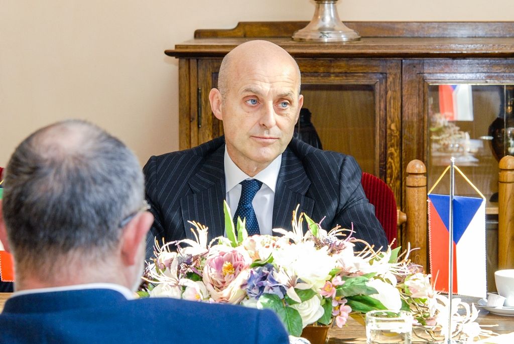 Velvyslanec Itálie v České republice Aldo Amati navštívil Plzeň (foto: M. Pecuch, 15.2.2017)