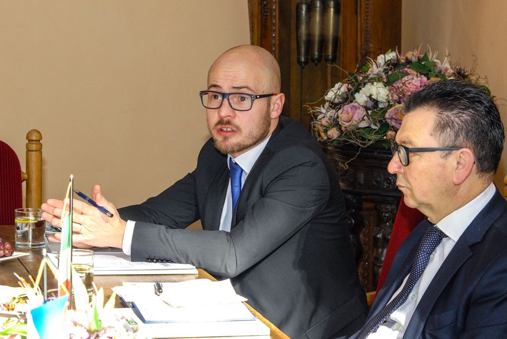 Velvyslanec Itálie v České republice Aldo Amati navštívil Plzeň (foto: M. Pecuch, 15.2.2017)