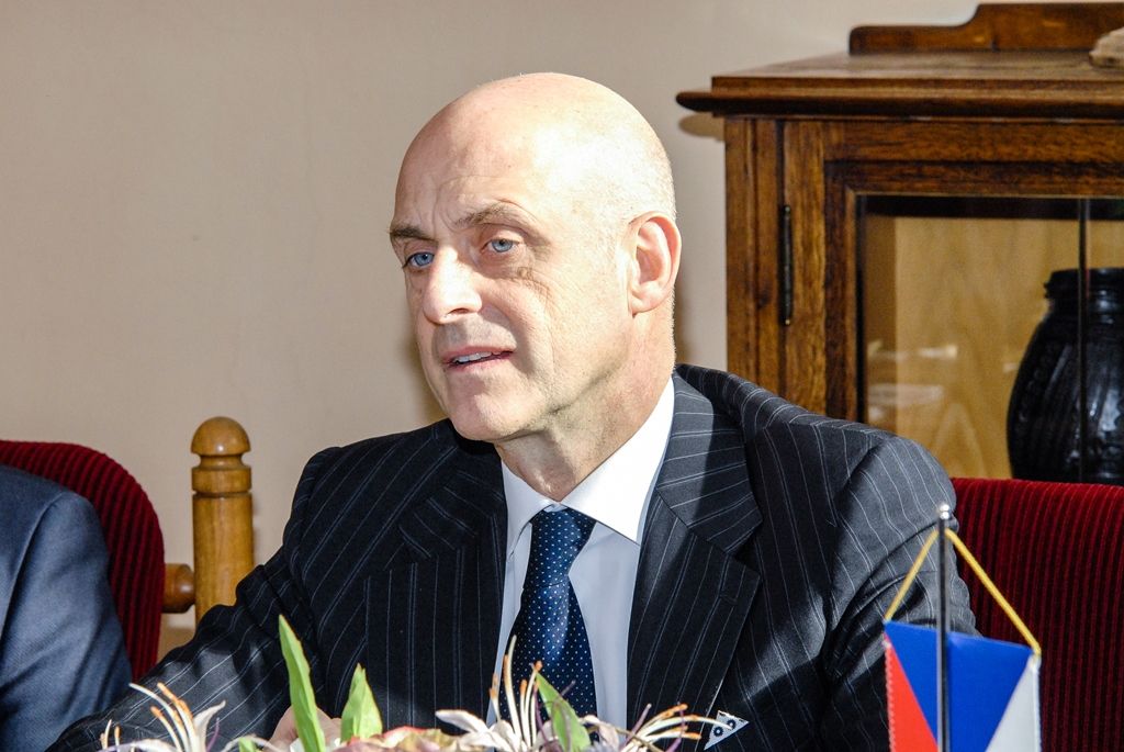 Velvyslanec Itálie v České republice Aldo Amati navštívil Plzeň (foto: M. Pecuch, 15.2.2017)