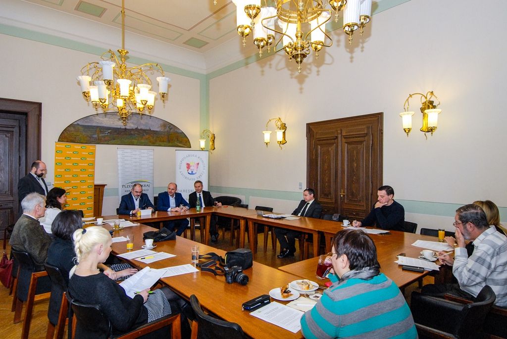 Z tiskové konference Stavby roku Plzeňského kraje (foto: M. Pecuch, 16.2.2017)