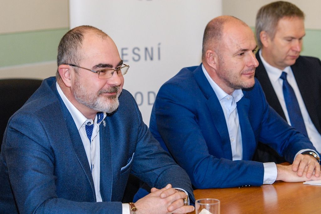 Z tiskové konference Stavby roku Plzeňského kraje (foto: M. Pecuch, 16.2.2017)