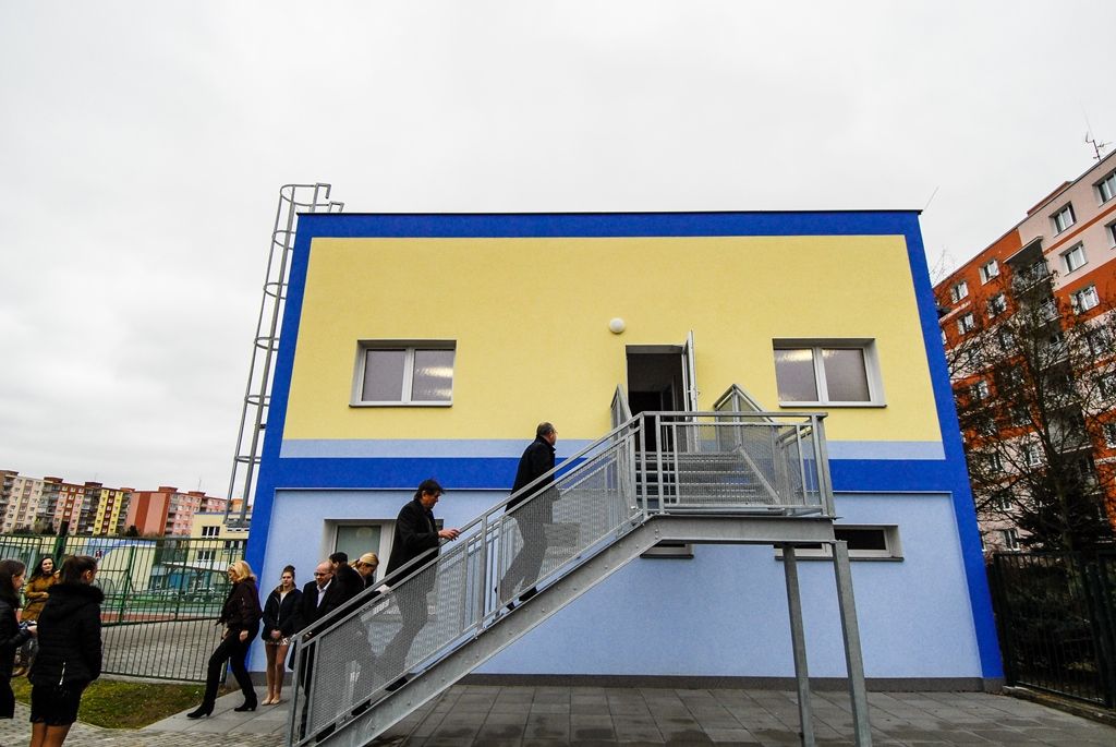 Nové prostory má 31. základní škola, poslouží i krizové situaci (foto: M. Pecuch, 23.2.2017)