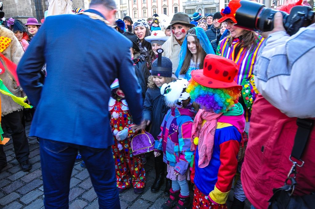 Masopustní masky prošly Plzní (foto: M. Pecuch, 25.2.2017)