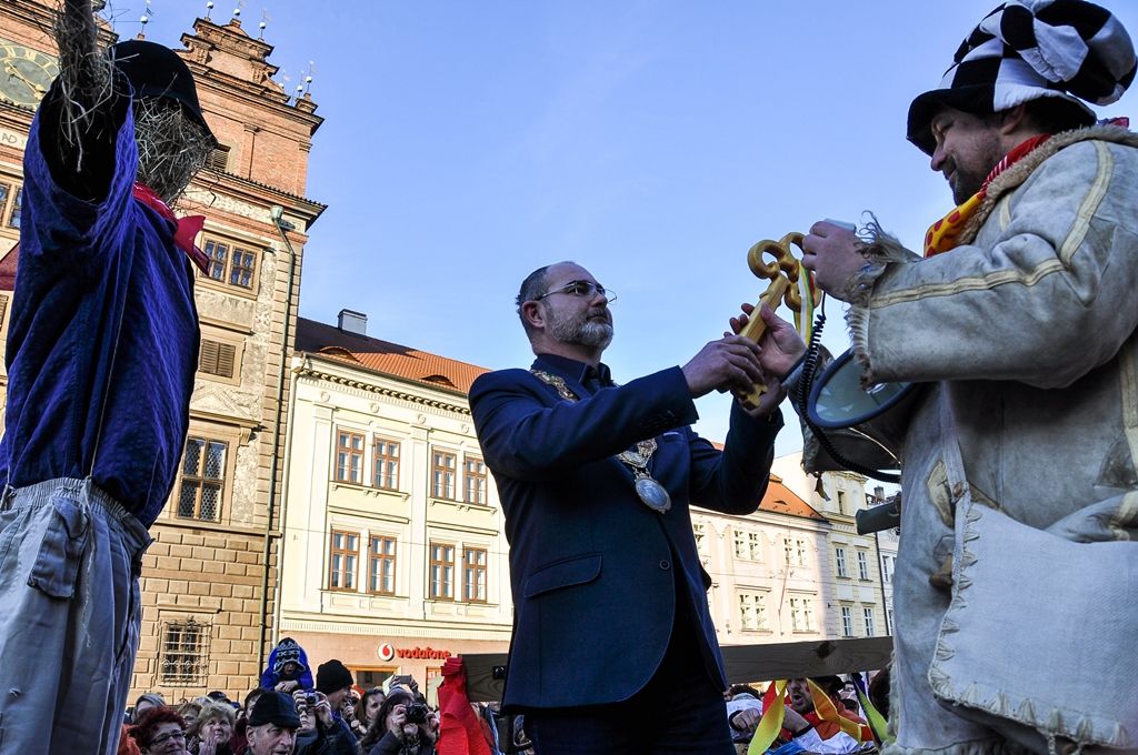 Masopustní masky prošly Plzní (foto: M. Pecuch, 25.2.2017)