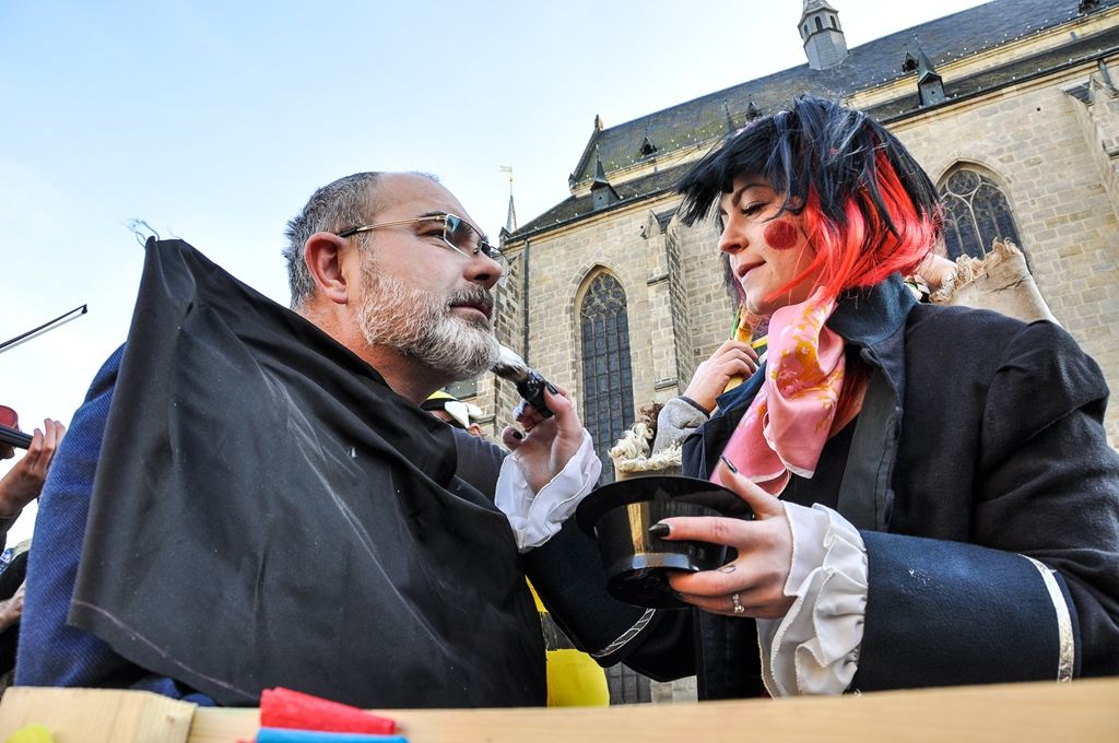 Masopustní masky prošly Plzní (foto: M. Pecuch, 25.2.2017)