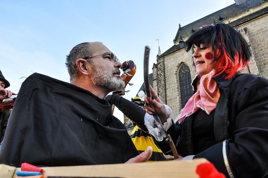 Masopustní masky prošly Plzní (foto: M. Pecuch, 25.2.2017)