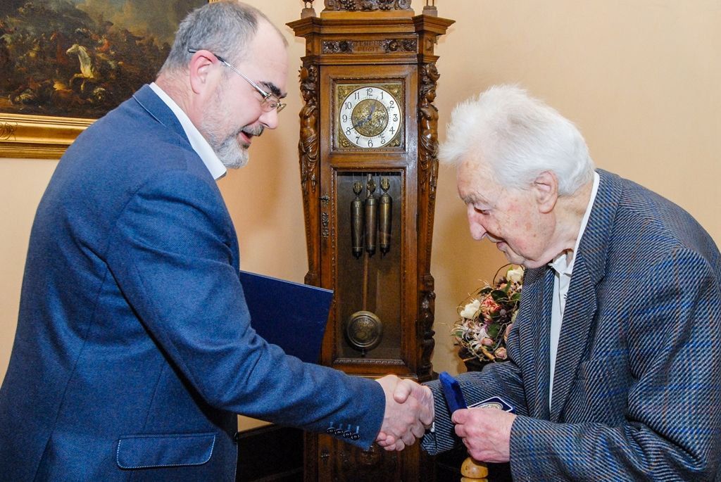 Primátor přijal Hanuše Salze (foto: M. Pecuch, 28.2.2017)