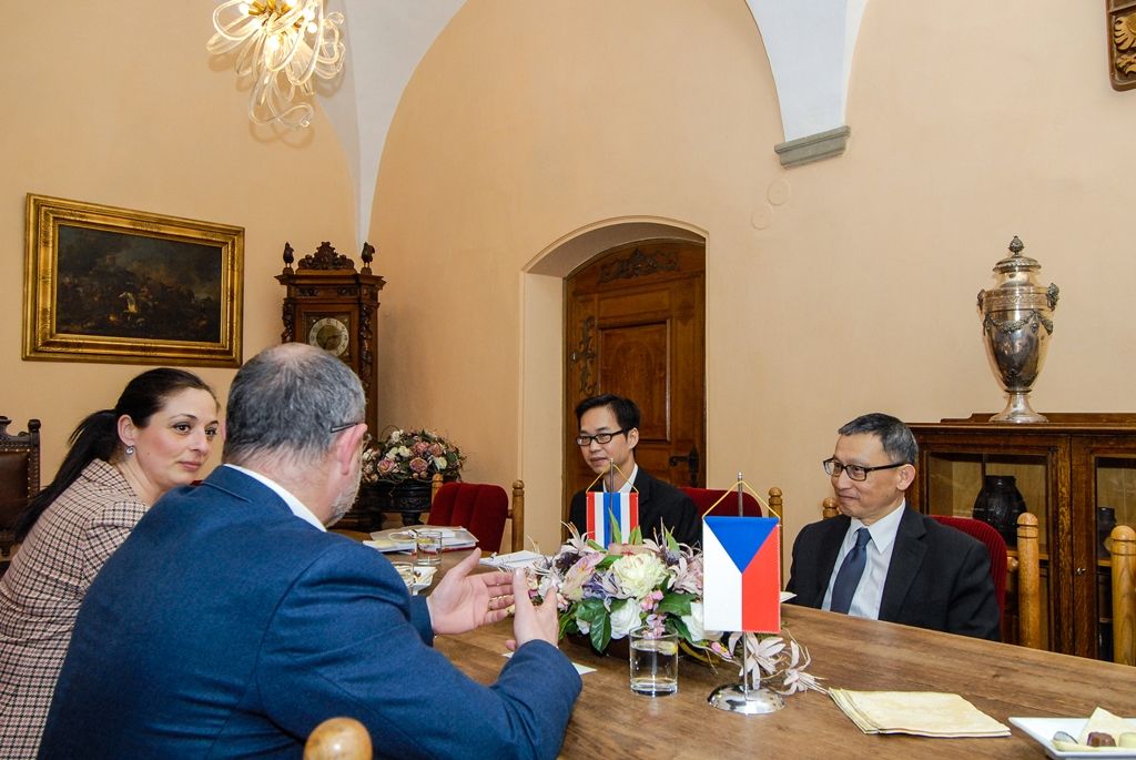 Primátor přijal velvyslance Thajska (foto: M. Pecuch, 28.2.2017)