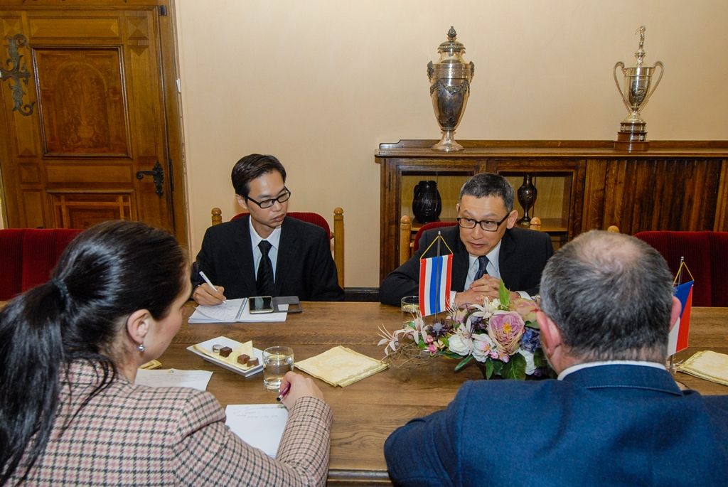 Primátor přijal velvyslance Thajska (foto: M. Pecuch, 28.2.2017)