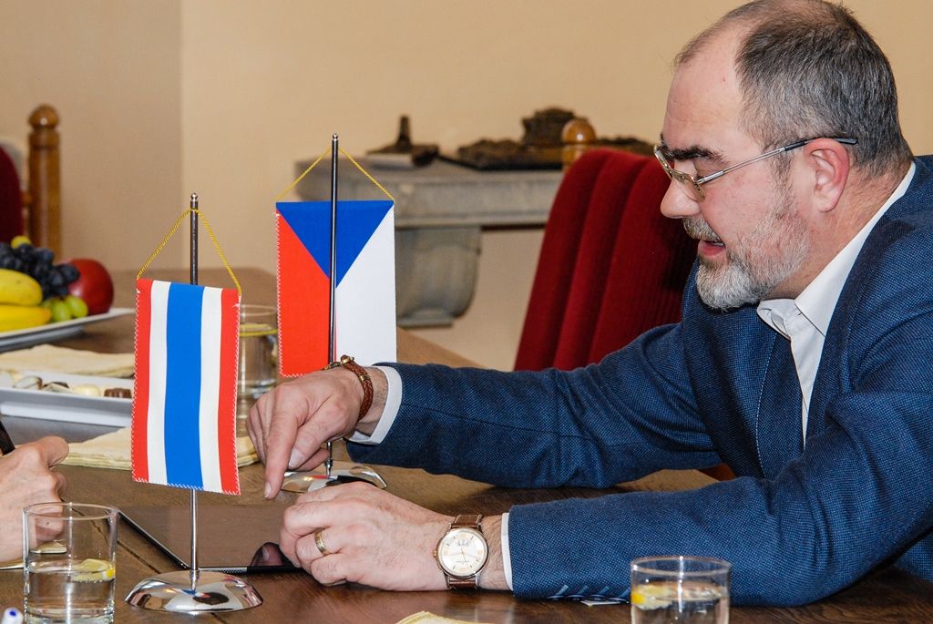Primátor přijal velvyslance Thajska (foto: M. Pecuch, 28.2.2017)